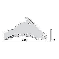 Ladewagenmesser B021011 zu Bergmann